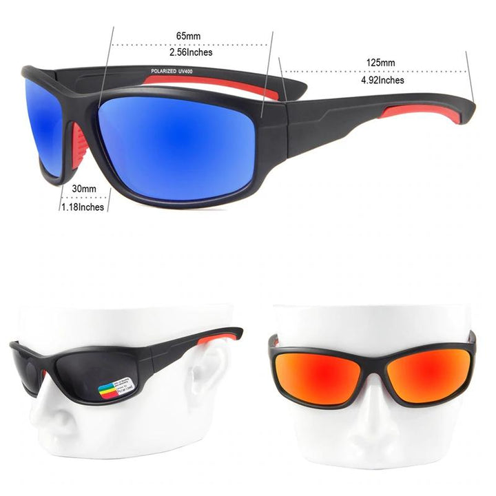 Scratch-Resistant Polarized Sport Sunglasses - Blue Force Sports