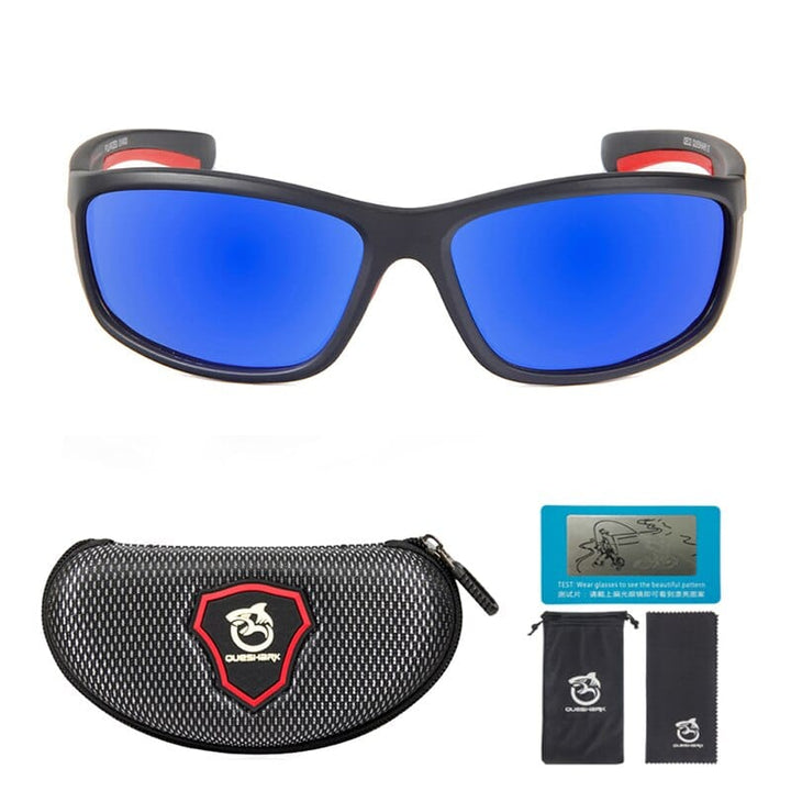 Scratch-Resistant Polarized Sport Sunglasses - Blue Force Sports