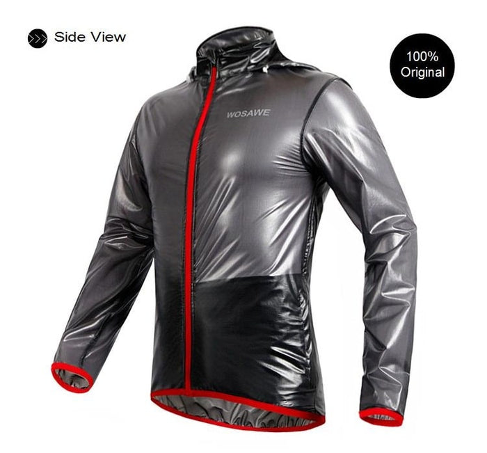 Waterproof Reflective Men's Cycling Jacket - Blue Force Sports