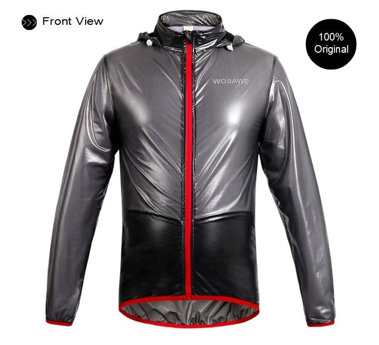Waterproof Reflective Men's Cycling Jacket - Blue Force Sports