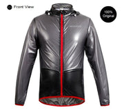 Waterproof Reflective Men's Cycling Jacket - Blue Force Sports