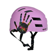 Colorful Handprint Men's Cycling Helmet - Blue Force Sports