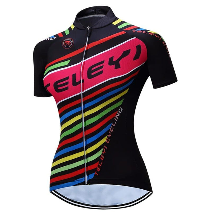 Professional Summer Quick-Drying Women's Cycling Jersey - Blue Force Sports