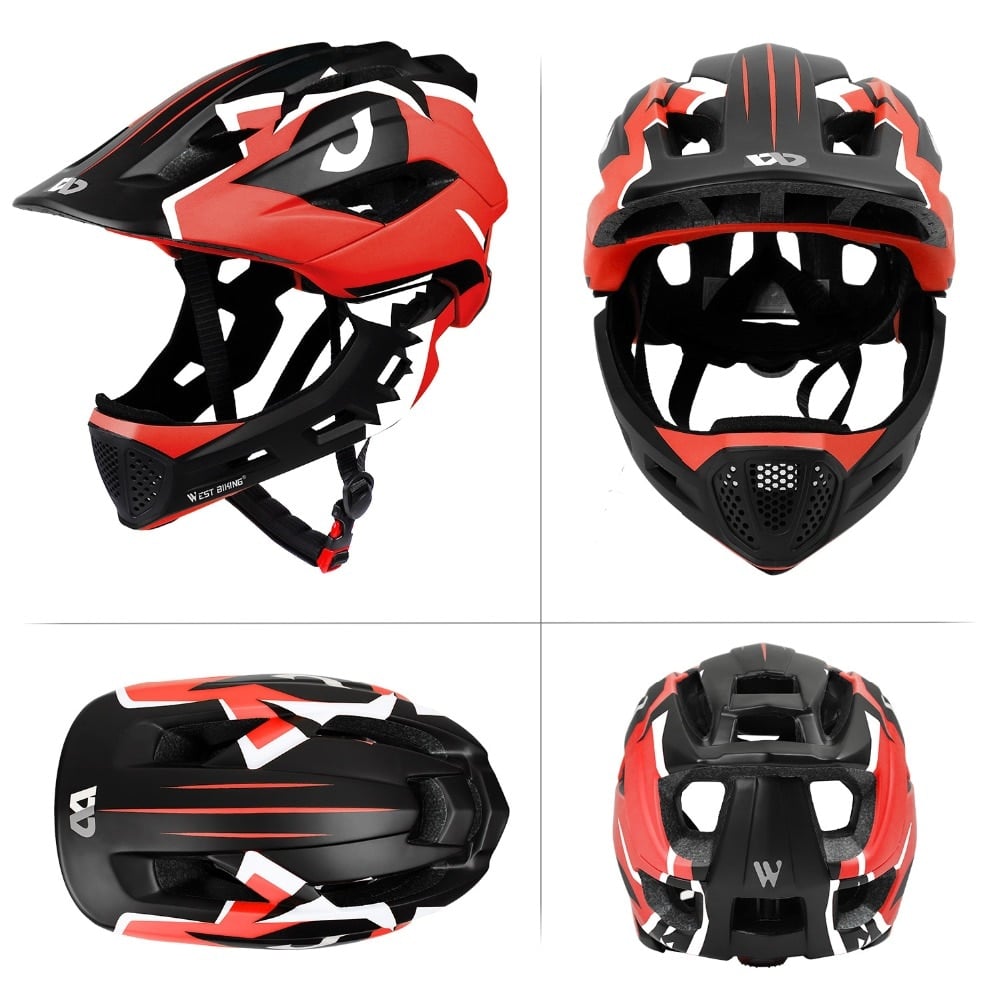 Kid's Extended Design Sports Helmet - Blue Force Sports