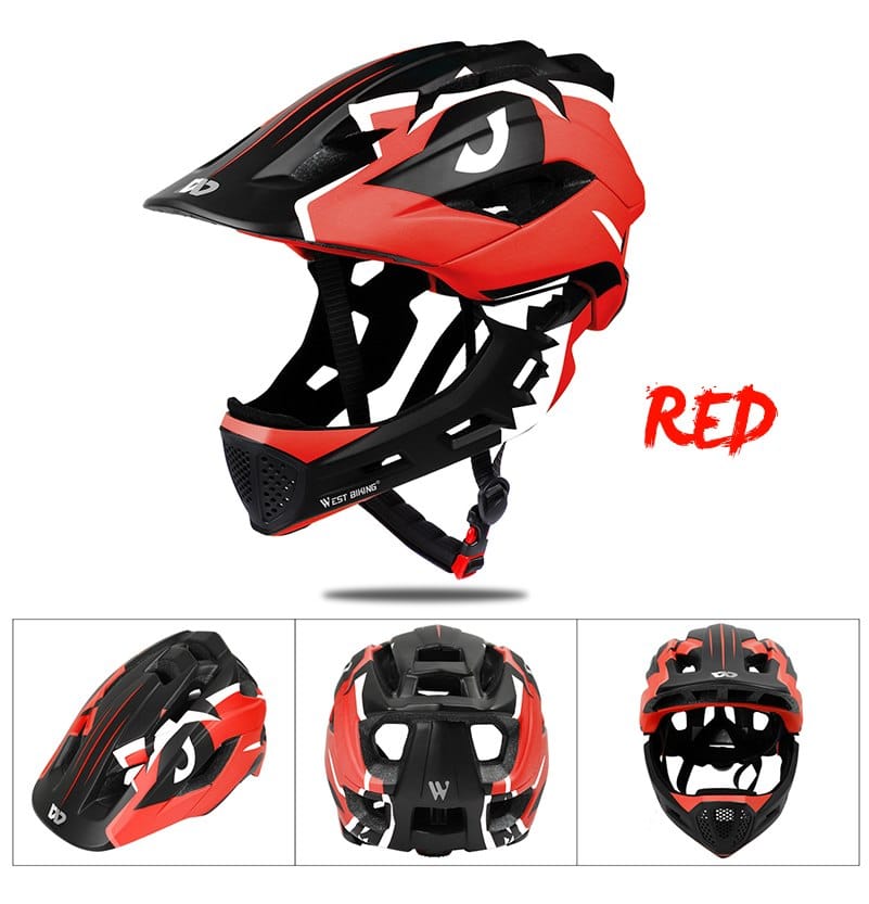 Kid's Extended Design Sports Helmet - Blue Force Sports