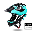 Kid's Extended Design Sports Helmet - Blue Force Sports