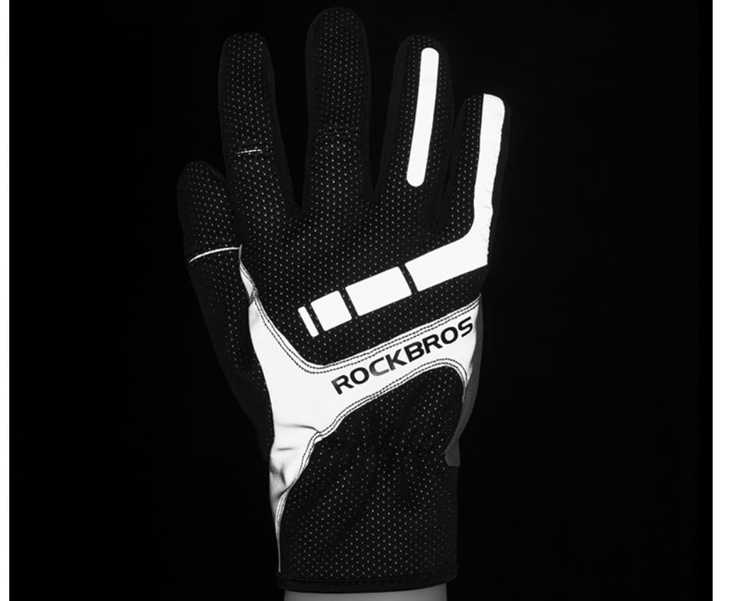 Two tone Design Thermal Bike Gloves - Blue Force Sports