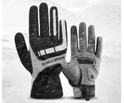 Two tone Design Thermal Bike Gloves - Blue Force Sports