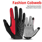 Two tone Design Thermal Bike Gloves - Blue Force Sports