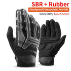 Two tone Design Thermal Bike Gloves - Blue Force Sports
