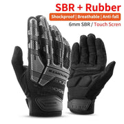 Two tone Design Thermal Bike Gloves - Blue Force Sports