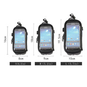 Water-Resistant Colorful PU/PVC Bicycle Bag with Phone Holder - Blue Force Sports
