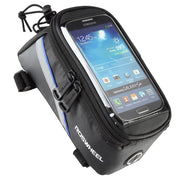 Water-Resistant Colorful PU/PVC Bicycle Bag with Phone Holder - Blue Force Sports
