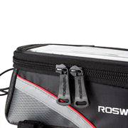 Water-Resistant Colorful PU/PVC Bicycle Bag with Phone Holder - Blue Force Sports