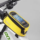 Water-Resistant Colorful PU/PVC Bicycle Bag with Phone Holder - Blue Force Sports