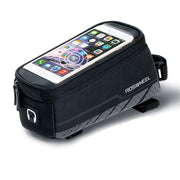 Water-Resistant Colorful PU/PVC Bicycle Bag with Phone Holder - Blue Force Sports