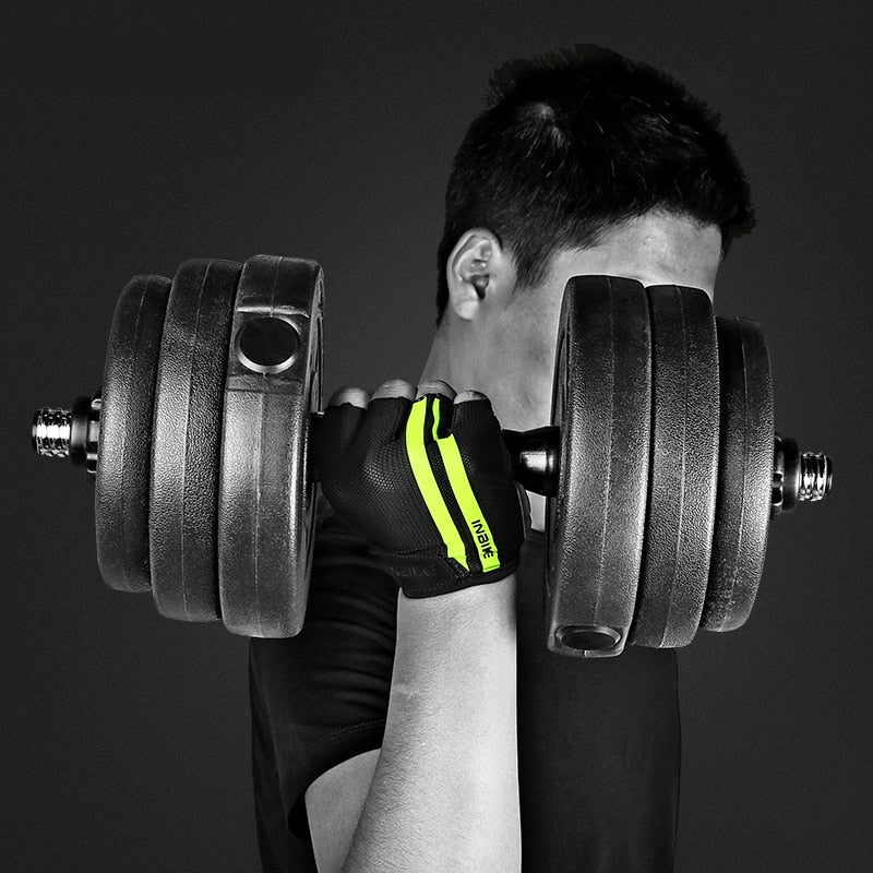 Half Finger Anti-Slip Bicycle Gloves for Sport - Blue Force Sports