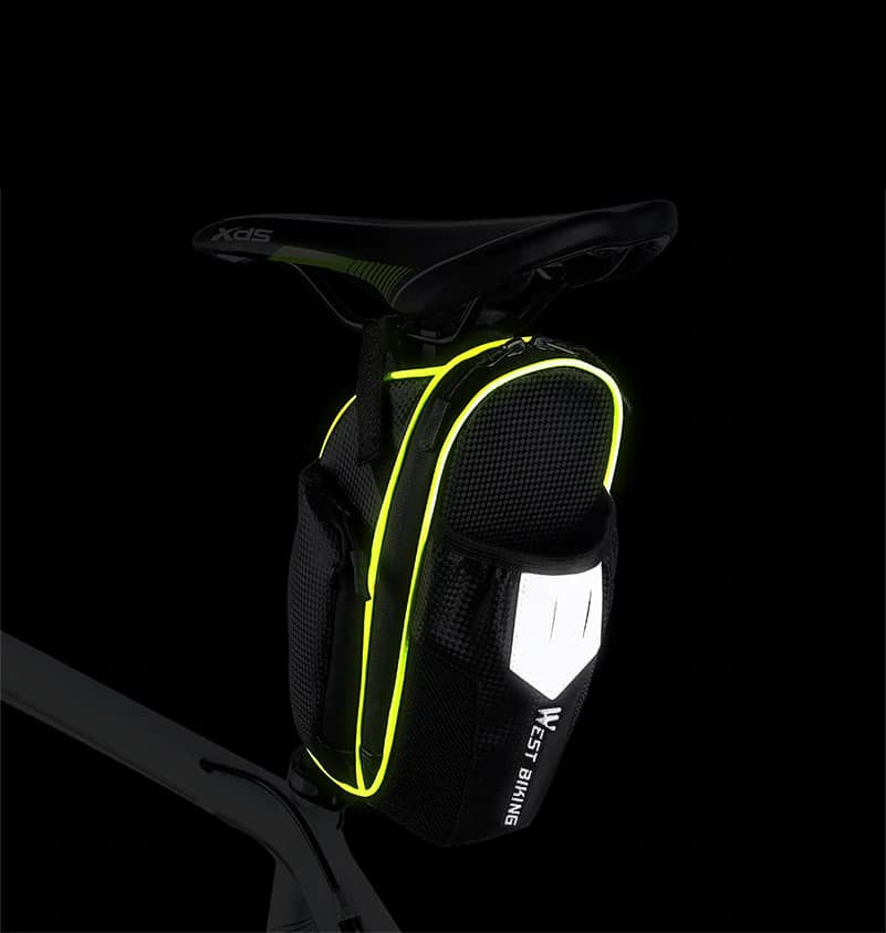 Waterproof Bicycle Saddle Bag - Blue Force Sports