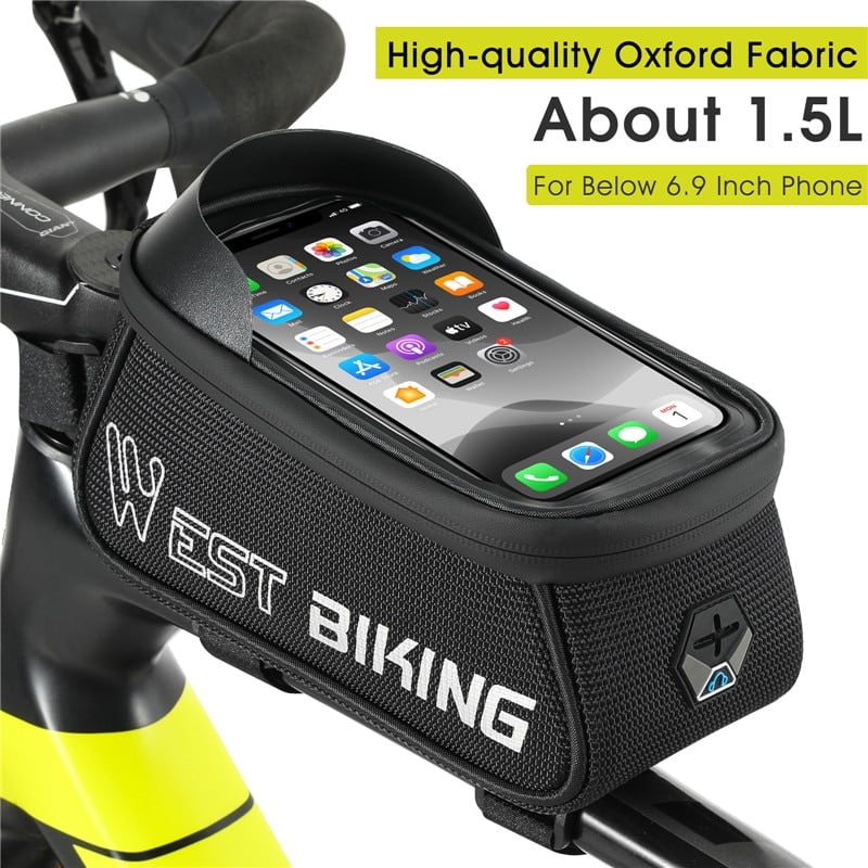 Waterproof Bicycle Saddle Bag - Blue Force Sports