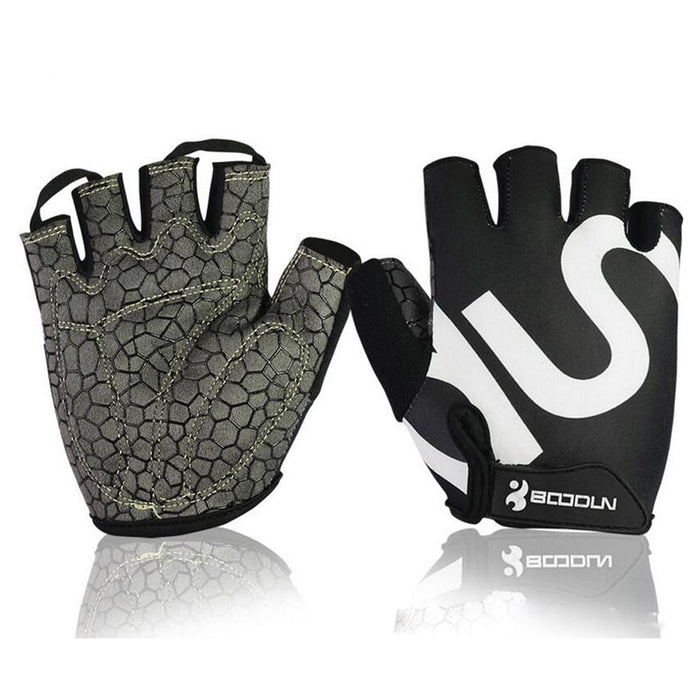 Unisex Half Finger Gym Gloves - Blue Force Sports