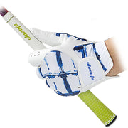 Left-Handed Genuine Leather Golf Glove - Blue Force Sports