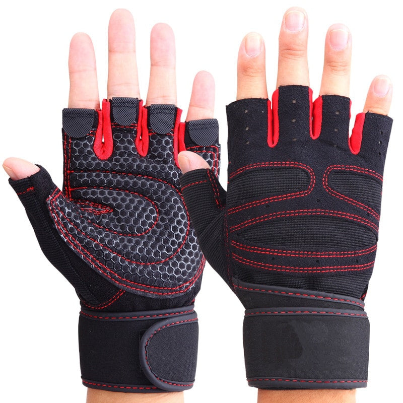 Half Finger Gloves for Gym - Blue Force Sports