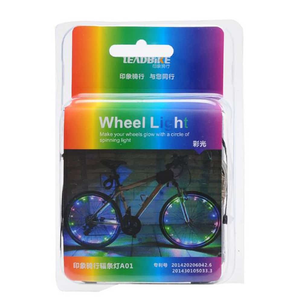 Waterproof Colorful Bright Bicycle LED Lights 20 Pcs Set - Blue Force Sports