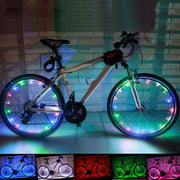 Waterproof Colorful Bright Bicycle LED Lights 20 Pcs Set - Blue Force Sports