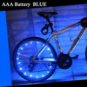 Waterproof Colorful Bright Bicycle LED Lights 20 Pcs Set - Blue Force Sports
