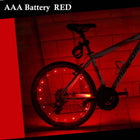 Waterproof Colorful Bright Bicycle LED Lights 20 Pcs Set - Blue Force Sports
