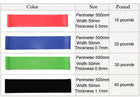 Colorful Elastic Resistance Bands 4 Pcs Set - Blue Force Sports