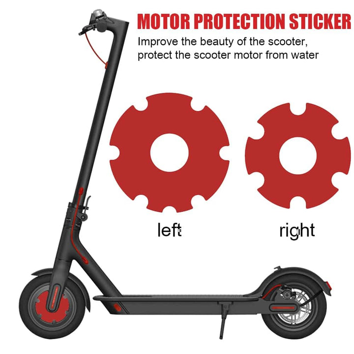Scratch - Resistant Protective Film for the Electric Scooter Wheel 2 pcs Set - Blue Force Sports