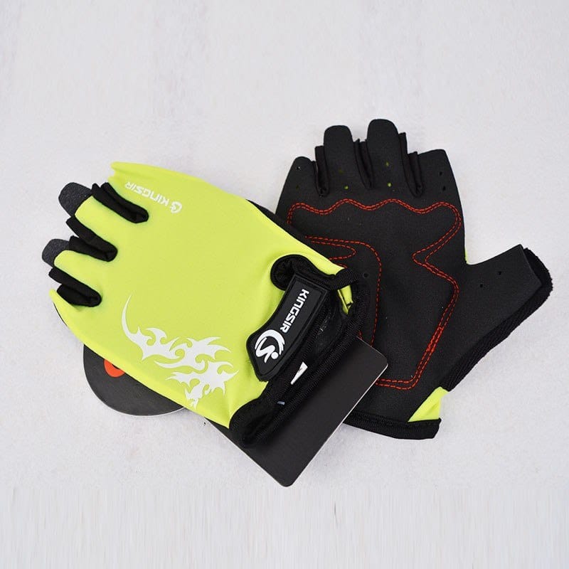 Shockproof Comfortable Cycling Half-Finger Gloves - Blue Force Sports