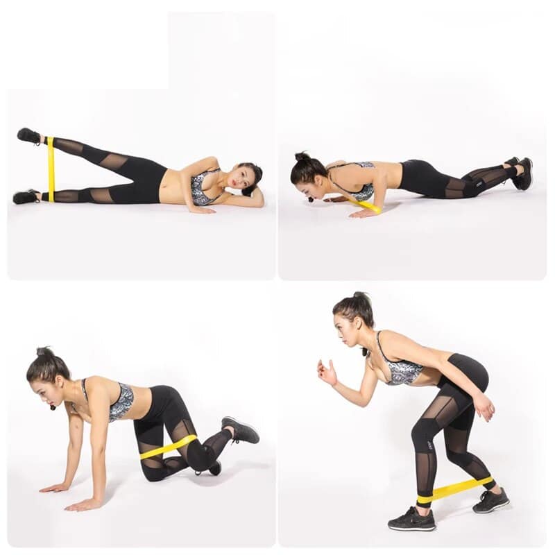 Latex Elastic Bands for Workout Set - Blue Force Sports