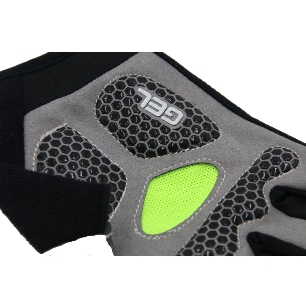 Gel Padded Half Finger Sports Gloves - Blue Force Sports