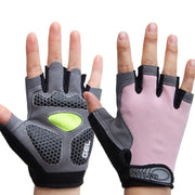 Gel Padded Half Finger Sports Gloves - Blue Force Sports
