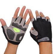Gel Padded Half Finger Sports Gloves - Blue Force Sports