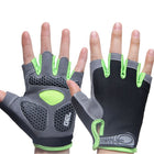 Gel Padded Half Finger Sports Gloves - Blue Force Sports