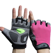 Gel Padded Half Finger Sports Gloves - Blue Force Sports