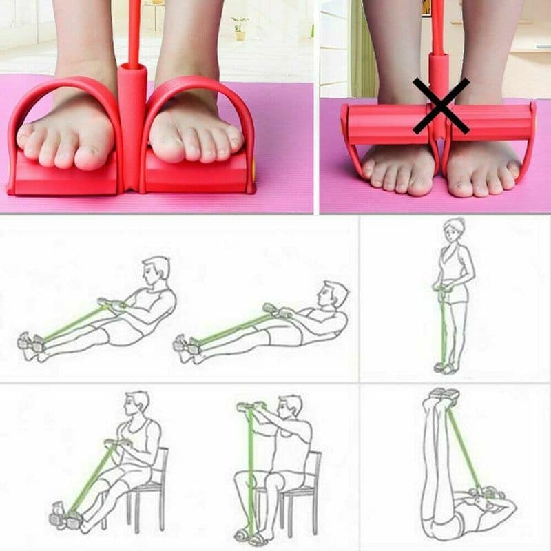 Multifunctional Elastic Pedal Rope - Blue Force Sports