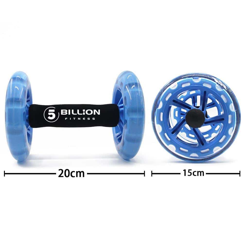 Fitness Double-Wheeled Ab Roller - Blue Force Sports