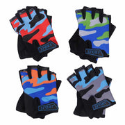 Kid's Camouflage Pattern Sport Gloves - Blue Force Sports