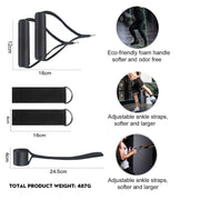 Crissfit Resistance Bands 11 Pcs Set - Blue Force Sports