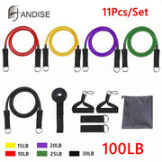 Crissfit Resistance Bands 11 Pcs Set - Blue Force Sports