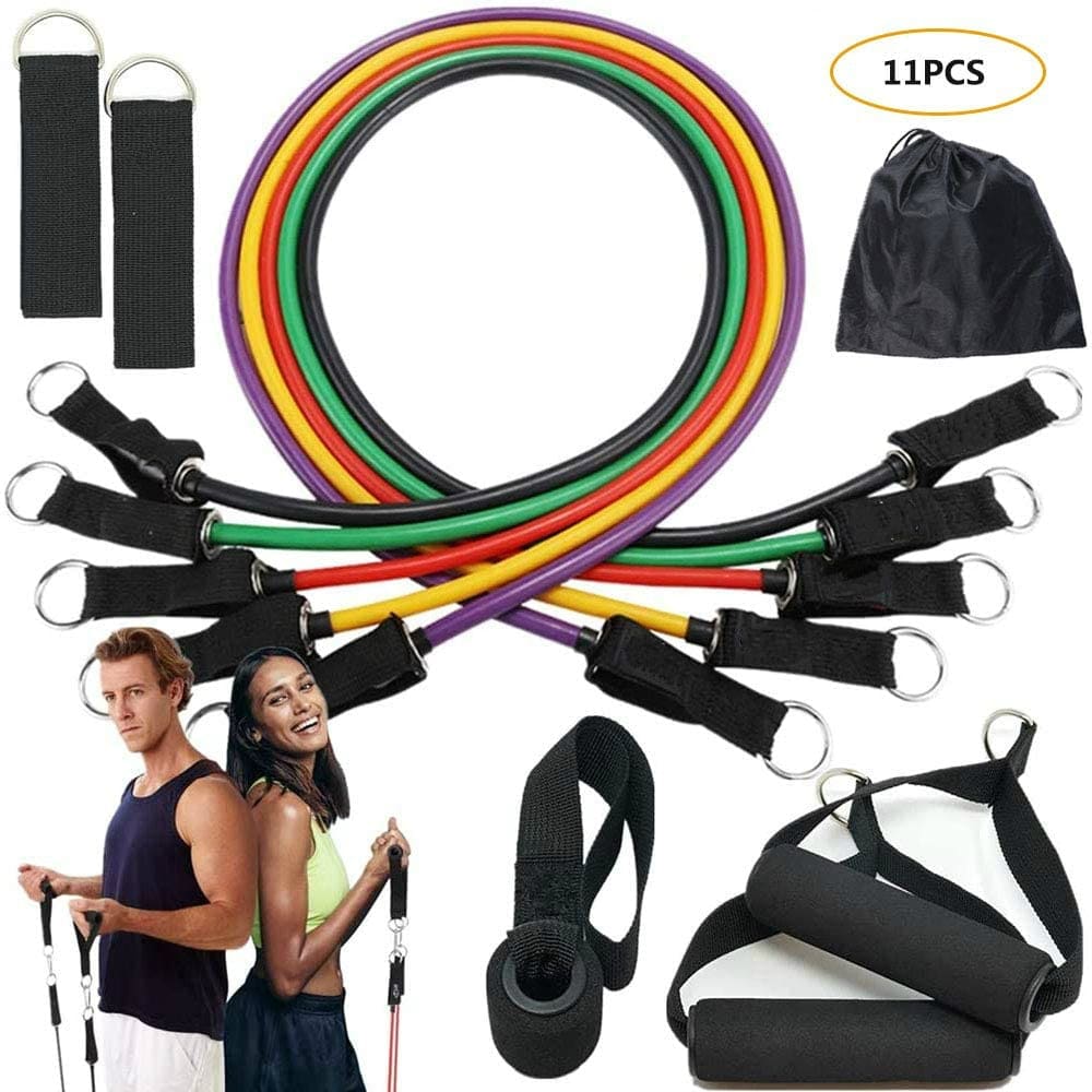 Crissfit Resistance Bands 11 Pcs Set - Blue Force Sports
