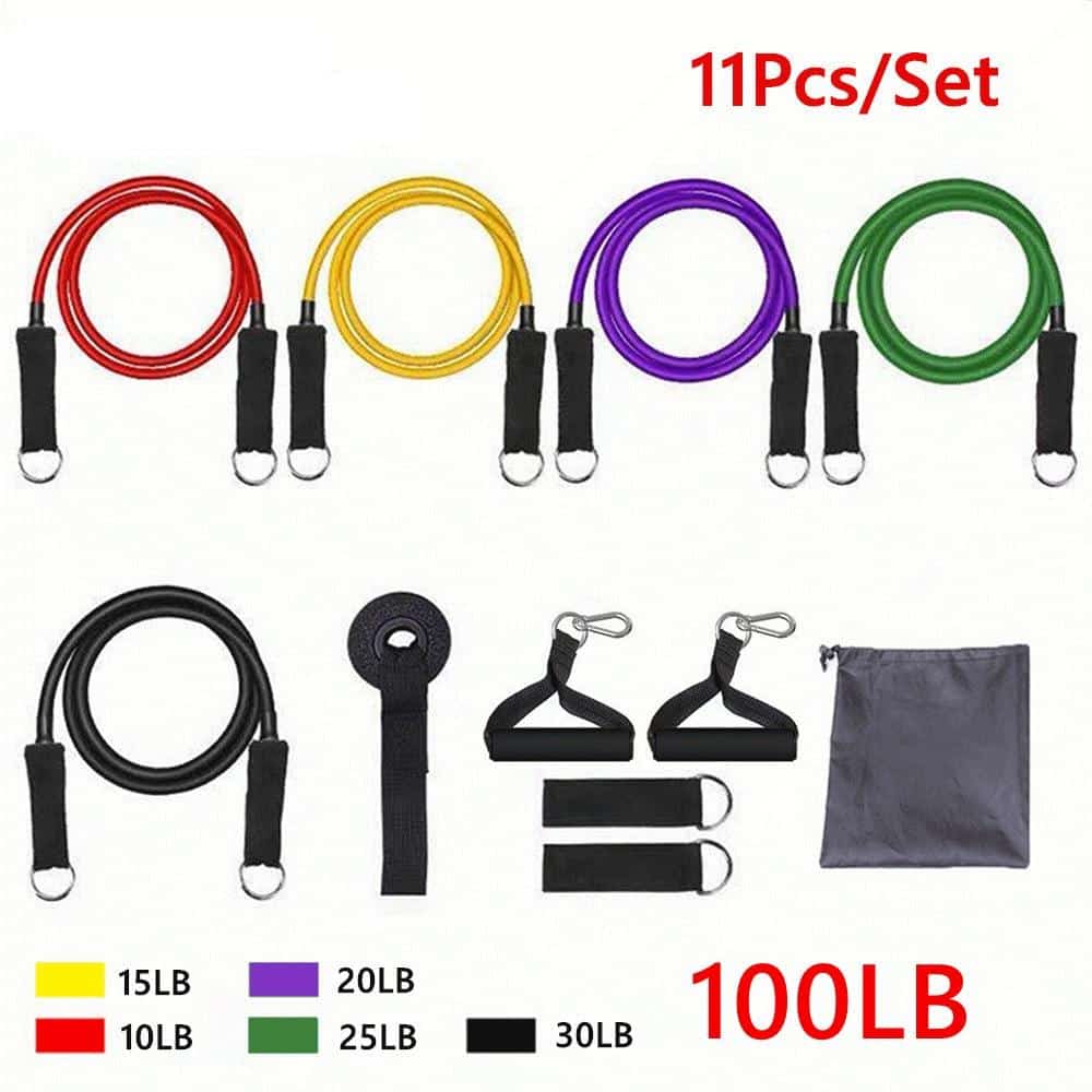 Crissfit Resistance Bands 11 Pcs Set - Blue Force Sports