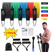 Crissfit Resistance Bands 11 Pcs Set - Blue Force Sports