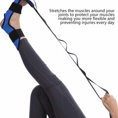 Fitness Yoga Stretching Belt - Blue Force Sports