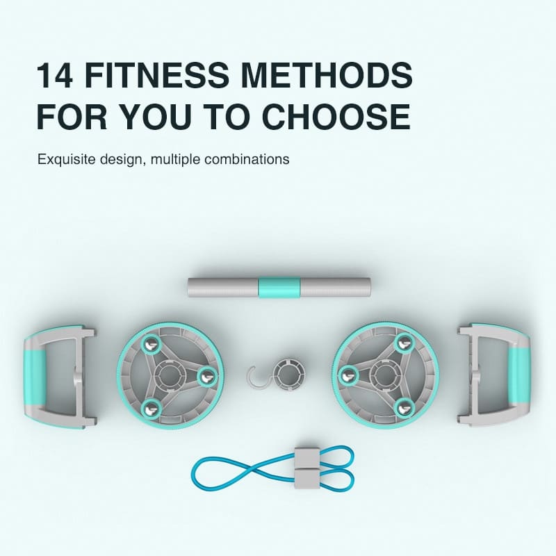 Fitness 14 In 1 Abdominal Wheel - Blue Force Sports