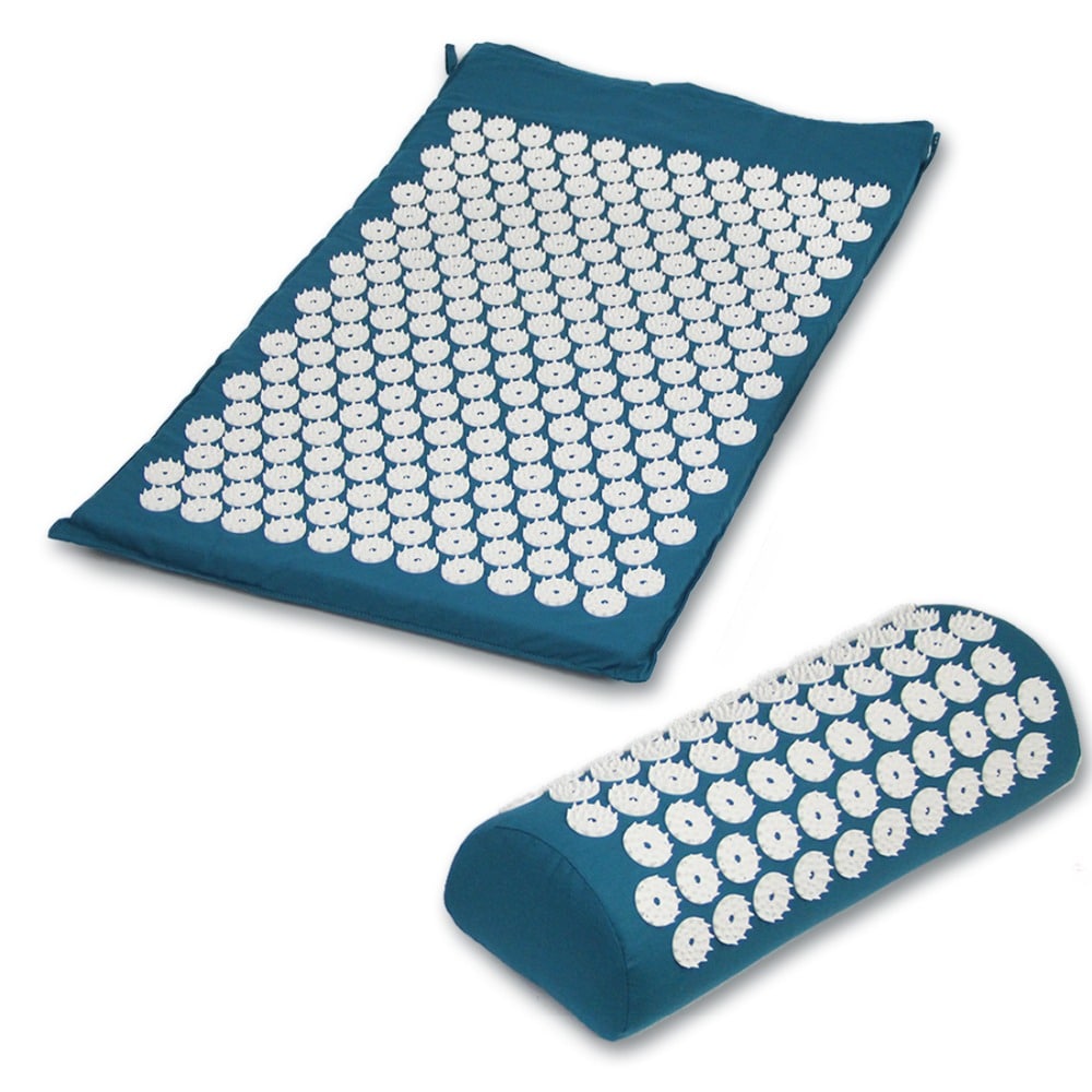 Yoga Acupuncture Cushion and Mat Set - Blue Force Sports